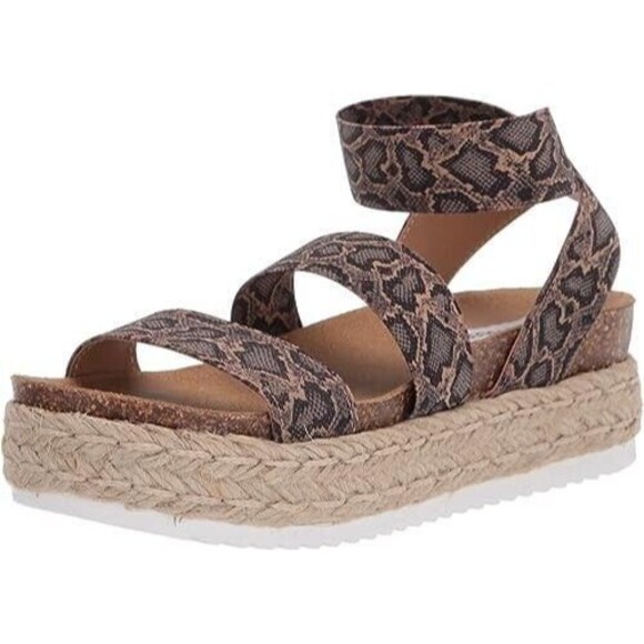 Steve Madden Women's Kimmie Espadrille Wedge Sandal 5M - Picture 1 of 2